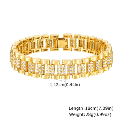 DANA 14K Gold Plated Zirconia Bracelet