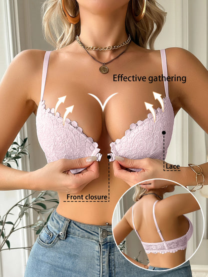 Bestseller Lace Bra Sexy Front-Clasp Push-Up Bra Sexy Lingerie