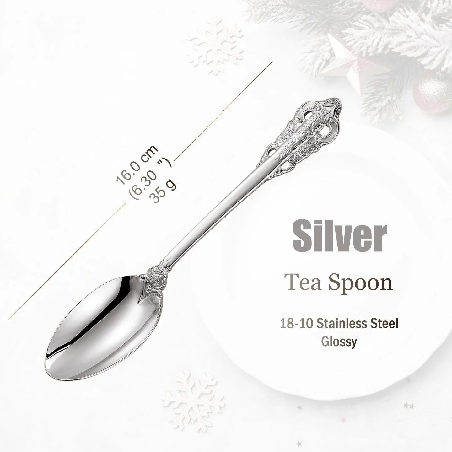 Stainless Steel Silver Flatware Set