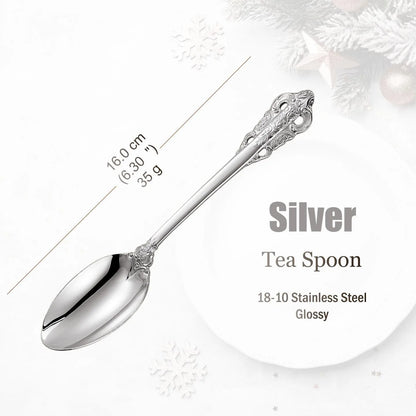 Stainless Steel Silver Flatware Set