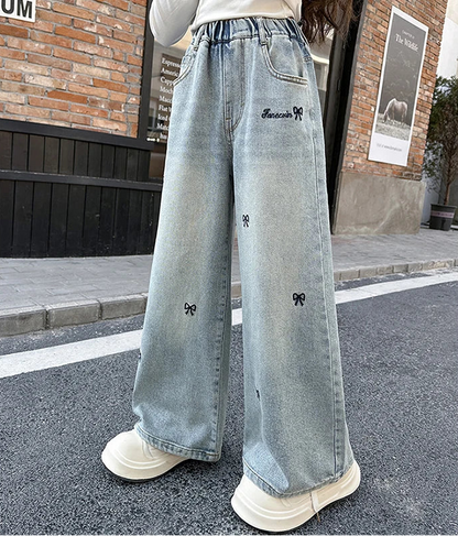 4-14 Years Teenage Girls Jeans