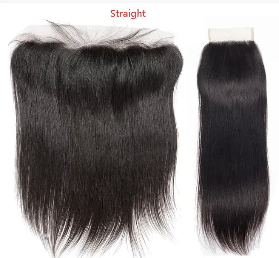 13x4 Lace Frontal Closure Straight Water Wave Kinky Curly