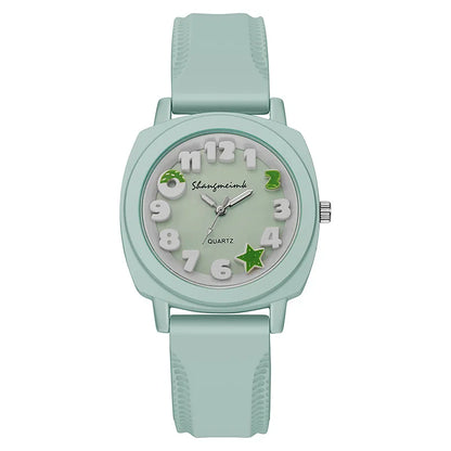 3D Arabic Dial Quartz Watch