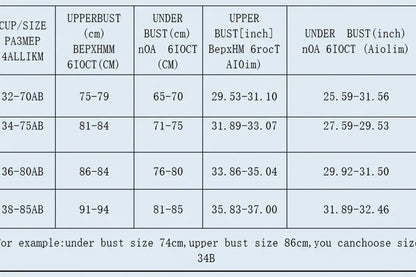 Front buckle invisible small push-up bra