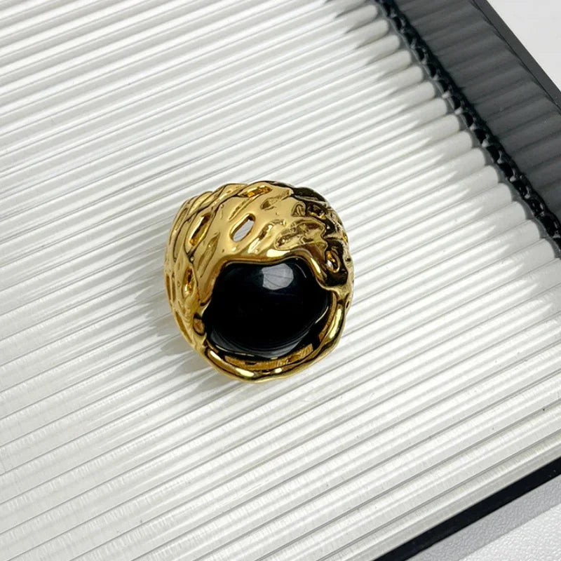 Pretty Geometric Big Finger Rings