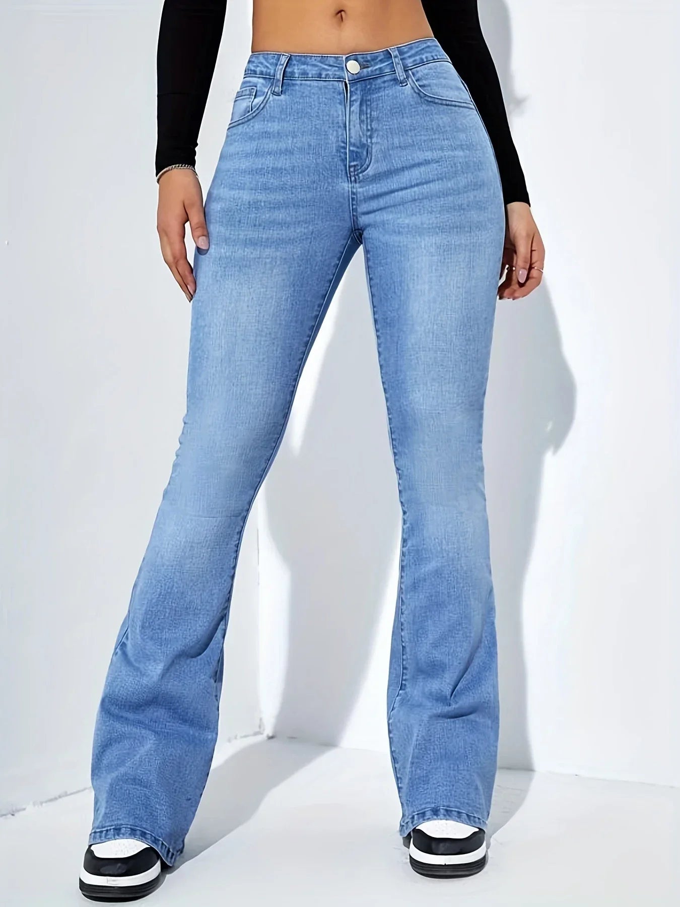 High waist stretch pants Jeans
