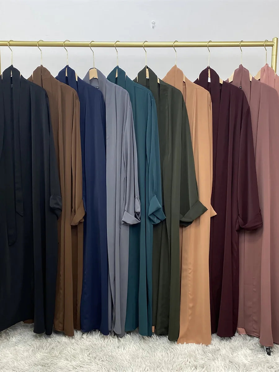 عباية رمضان إسلامية مفتوحة