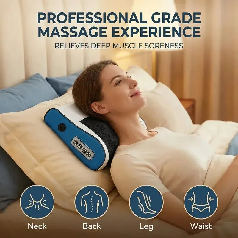 Multi Functional Neck and Shoulder Massager Multiple Adjustable Hot Compress Massage