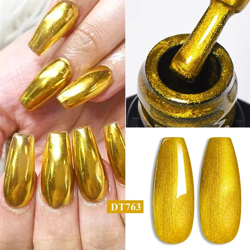 7ml Red Series Gel Nail Polish Glitter