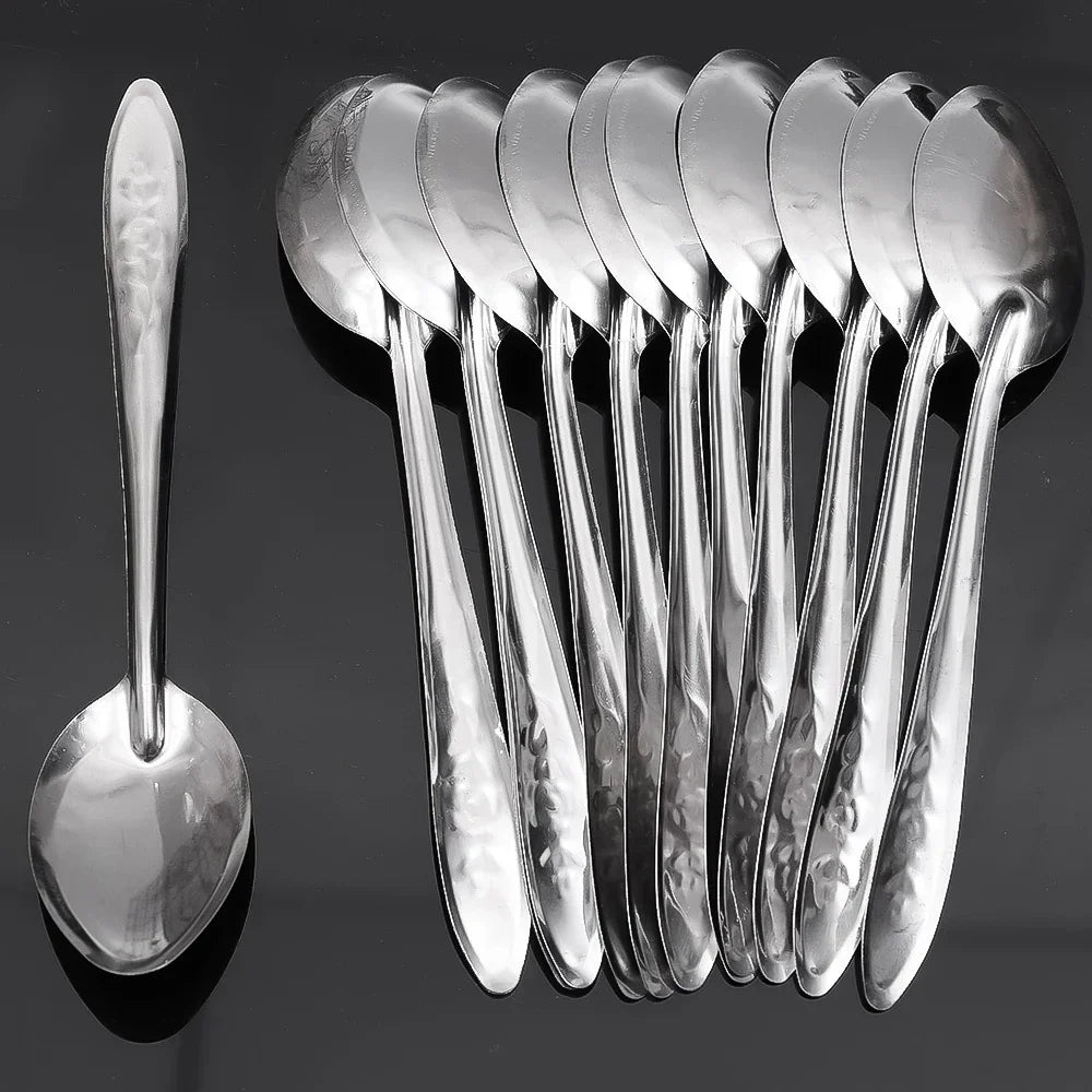 17cm Stainless Steel Long Handle Soup Spoon