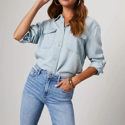 Casual Loose Denim Oversized Shirts