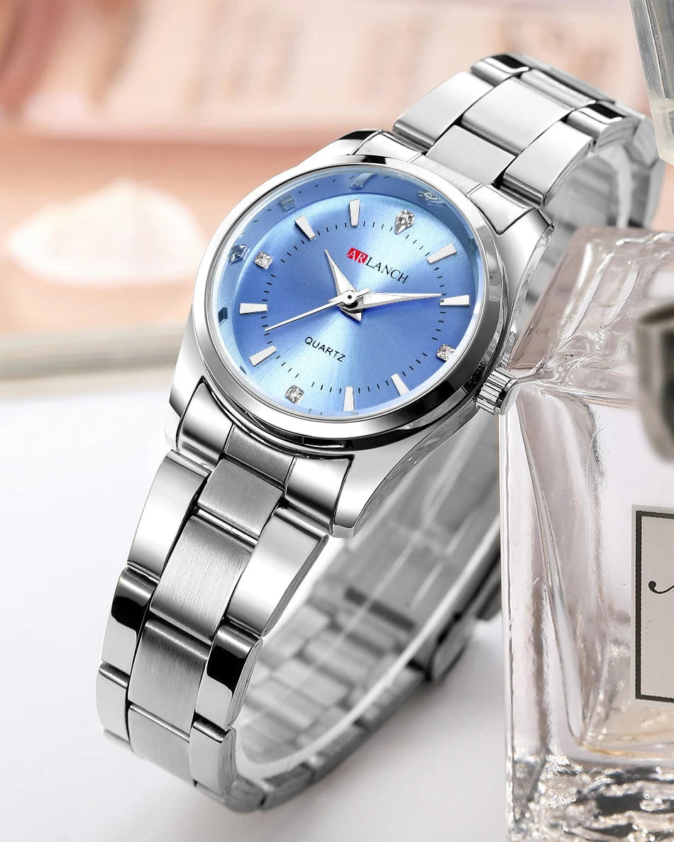 DANA Stainless Steel Rhinestone Watches