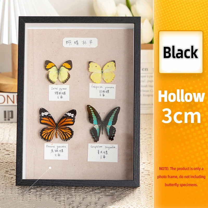 3D Photo Frame Hollow Dried Flower Specimen Holder Handmade