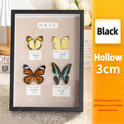 3D Photo Frame Hollow Dried Flower Specimen Holder Handmade