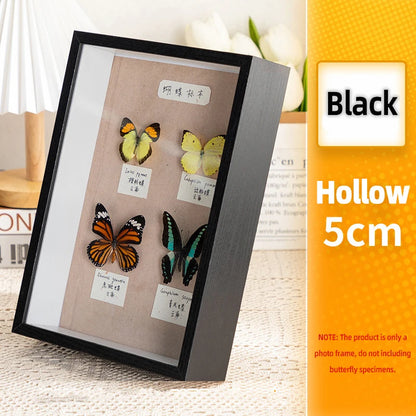 3D Photo Frame Hollow Dried Flower Specimen Holder Handmade