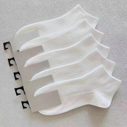 5 Pairs/Pack Ankle Cotton Invisible Socks