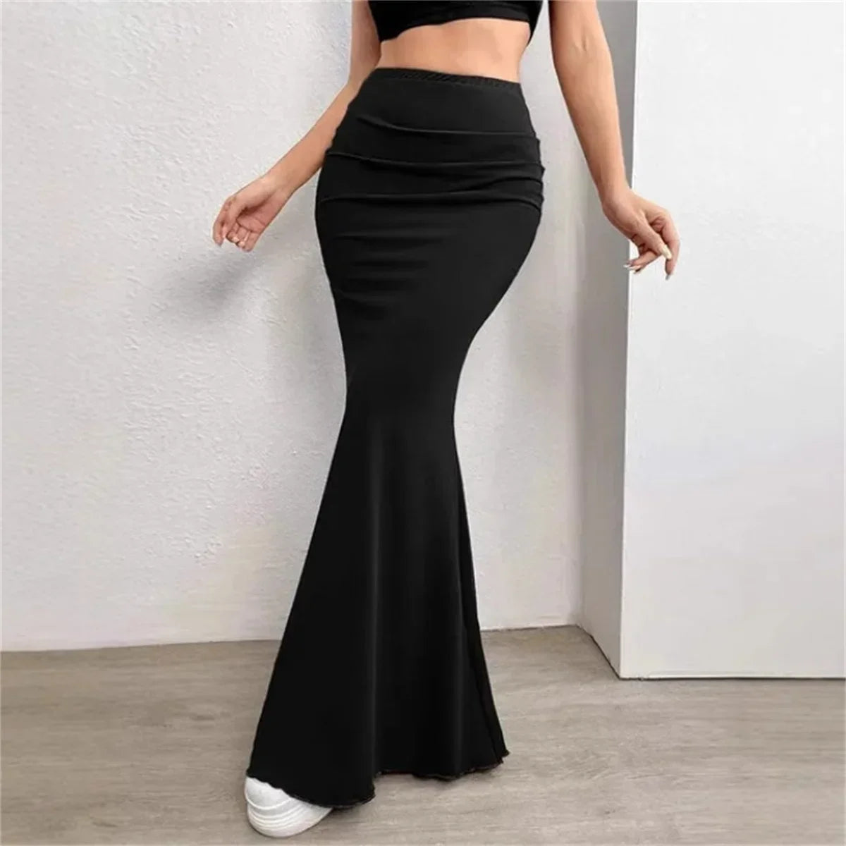 Slim Fishtail High Waist Skirts