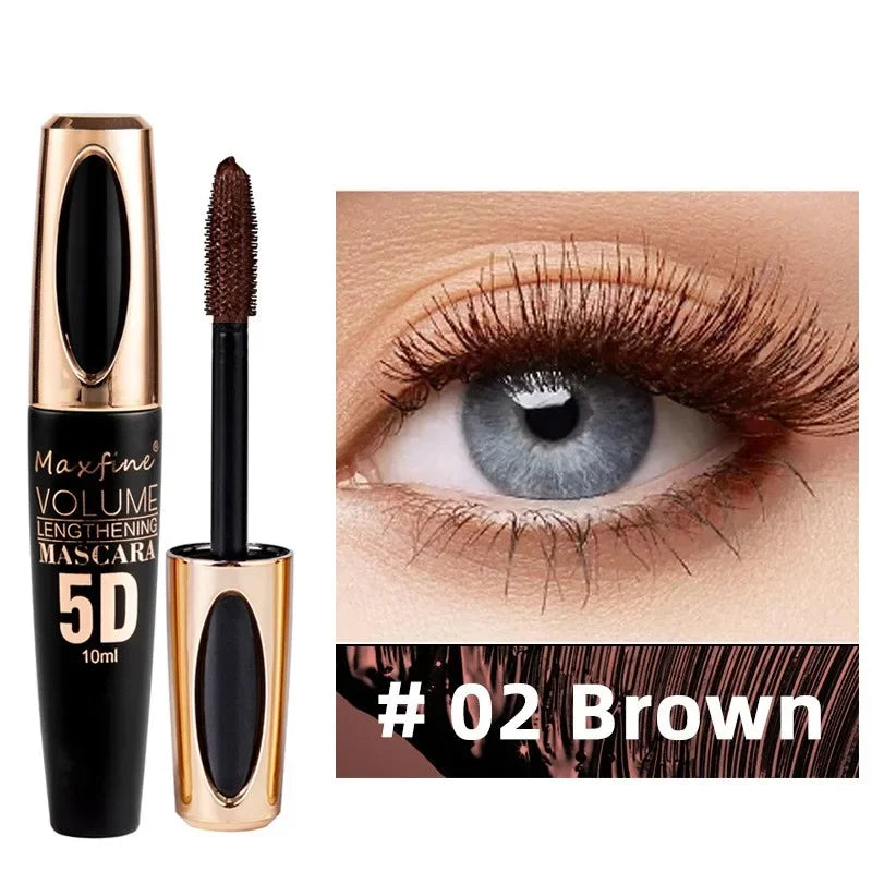 5D Silk Mascara with Big Eyes Waterproof Mascara.