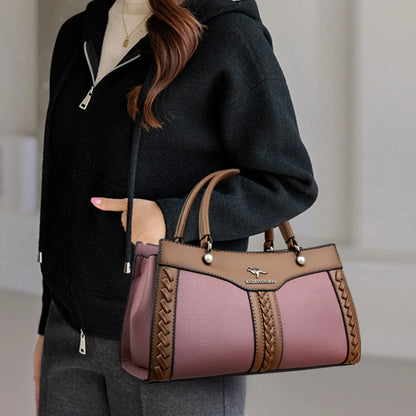 Luxury Multi Layered High Quality Soft Leather Messenger Bag