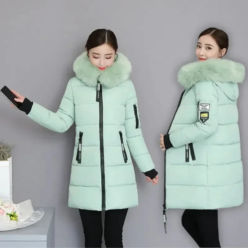 Chaqueta informal coreana de algodón, ajustada y versátil