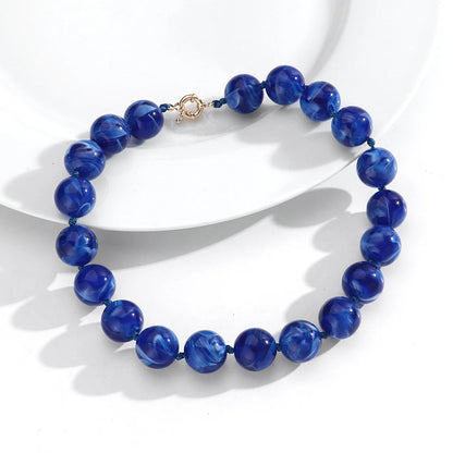 Bohemian Style Handmade Beaded Necklace Jewelry