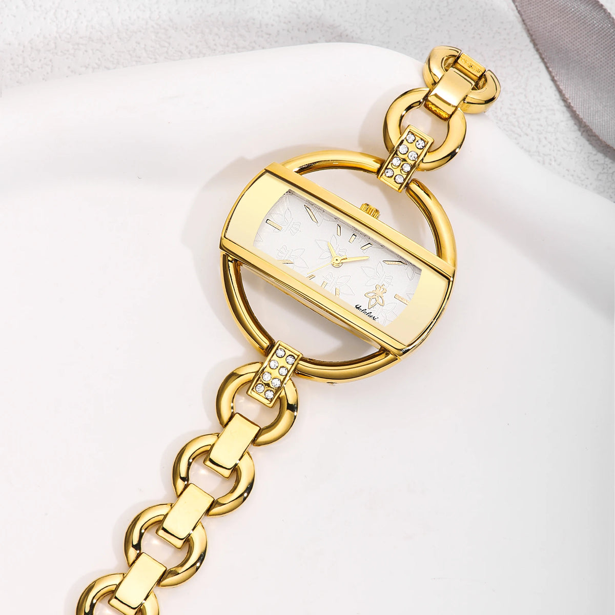 Elegant  Round Links Casual Watch
