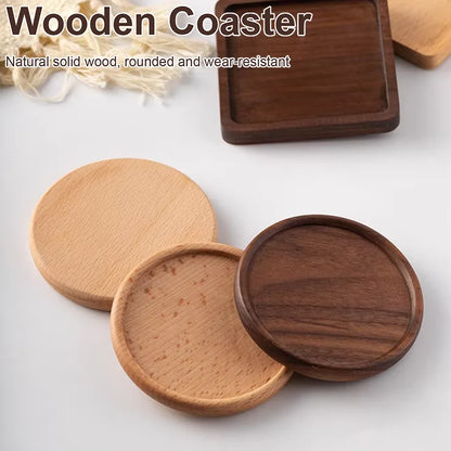 Wood Coasters Beech Coasters Heat Resistant