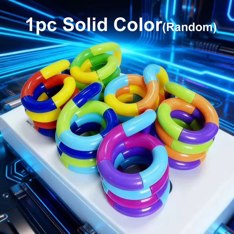 1/3/5pcs Deformable Rope Crystal Twist Rope Pressure Stress Relief Toys