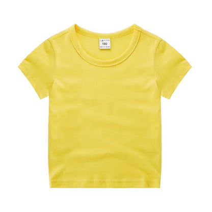 Summer Kids Short Sleeve T-Shirt Toddler Cotton T-Shirts