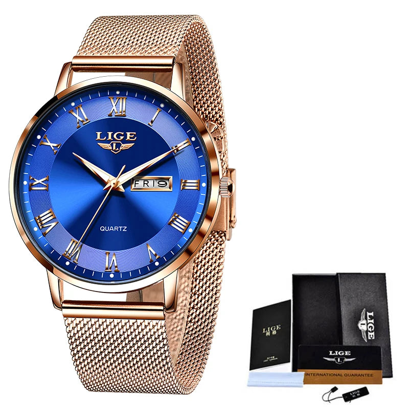 Luxury Creative Steel Bracelet Waterproof Watches