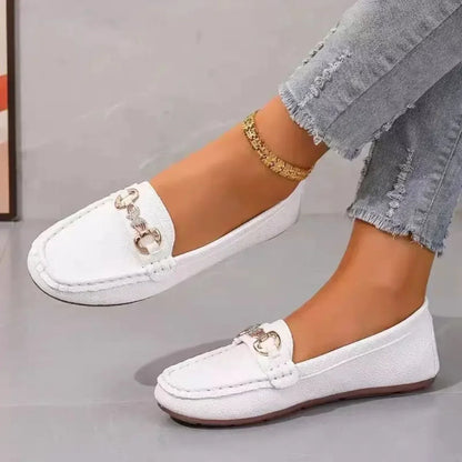 Casual Slip Round Toe Soft Flat Loafers Shoes