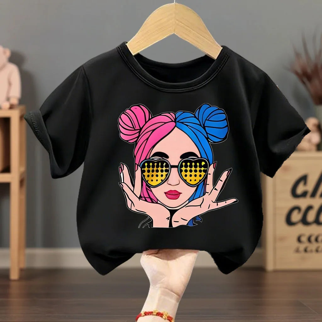 Girls Casual Short Sleeve T Shirts