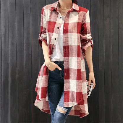 Plaid Long Sleeve Long Sleeve Shirts
