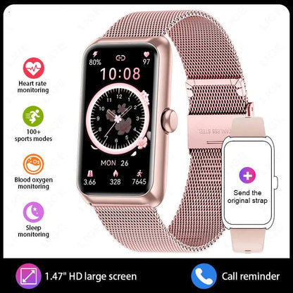 1.47-inch Blood Oxygen Heart Rate Sleep Health Monitoring Information Watch Smartwatch