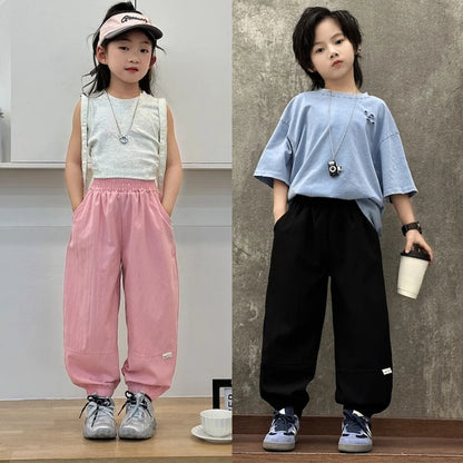 Pants Thin and Breathable Boys and Girls Pant