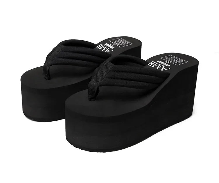 Flip Flops Thick Bottom Wedges Slippers