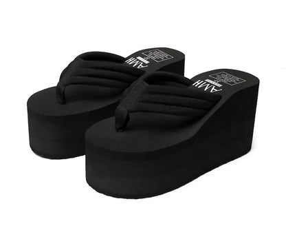 Flip Flops Thick Bottom Wedges Slippers