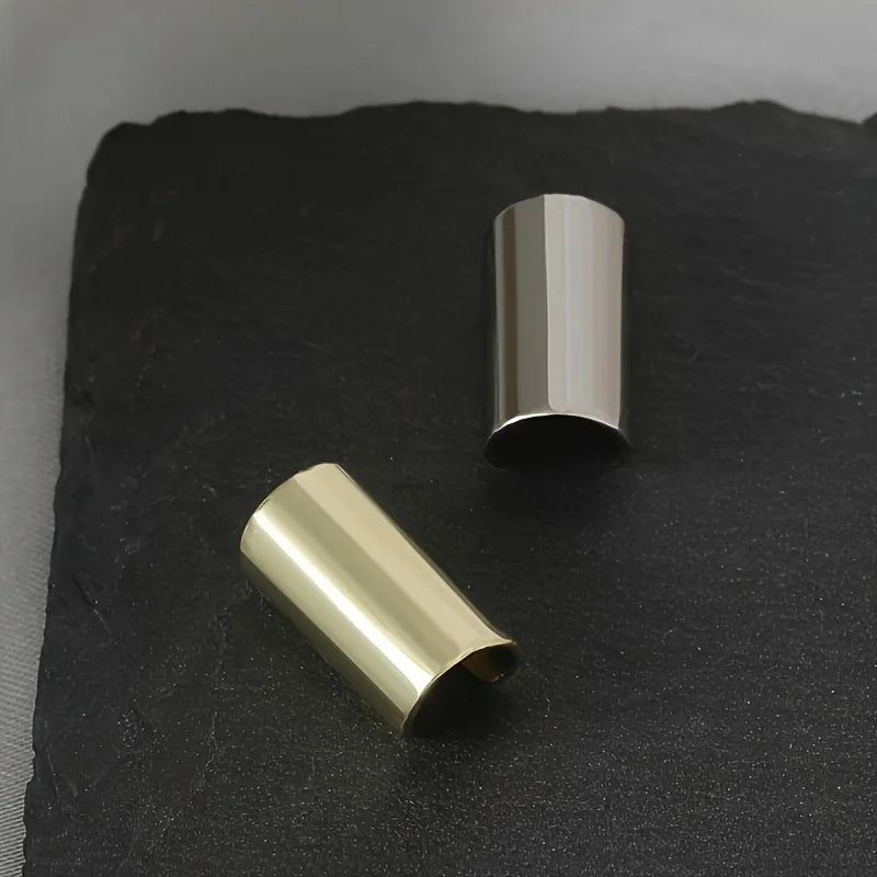 Simple Long Tube Geometric Stainless Steel Ear Clip