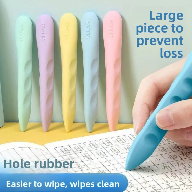 3-5PCS/Box Primary School Students Hole Large Eraser