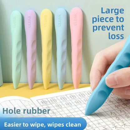 3-5PCS/Box Primary School Students Hole Large Eraser