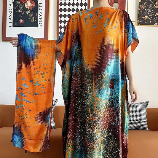 Malaysia off loose fitting robes Arabian dresses