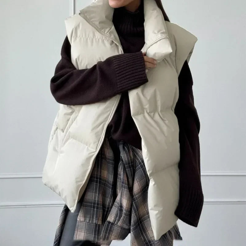 Cotton Vest Sleeveless Sports Casual  Vest Jacket