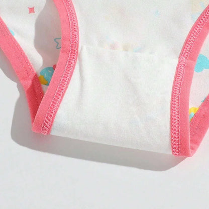 4 Pcs/Lot Cartoon Girls Cotton Underwear