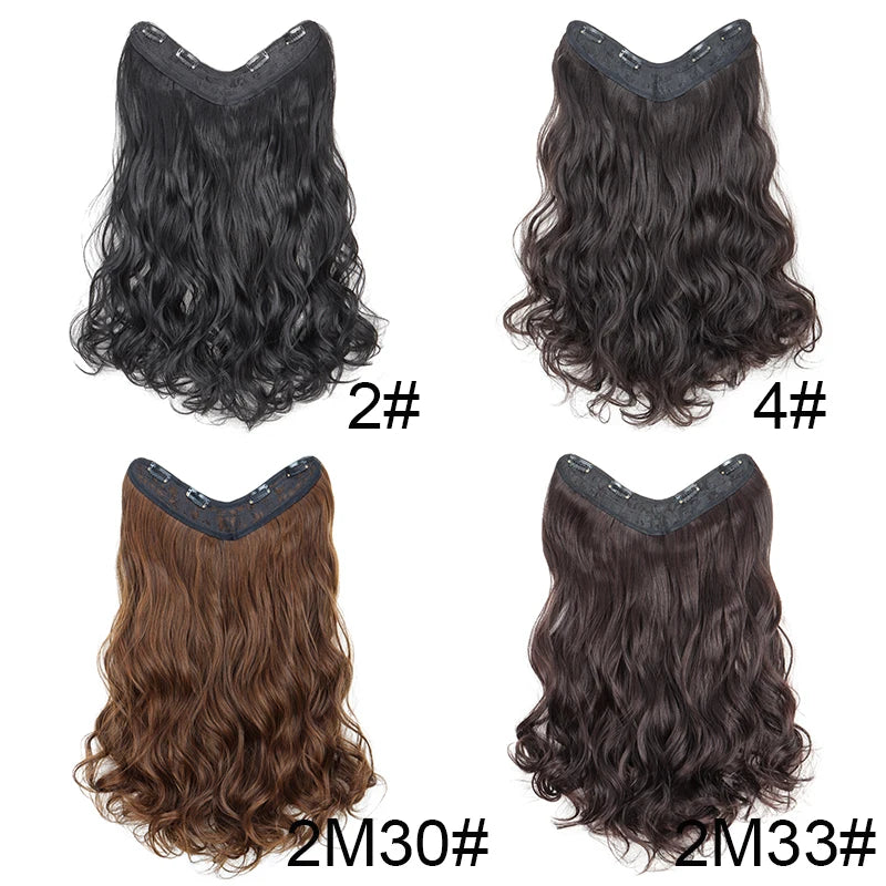 24Inch Synthetic Long Culry Hair Extension