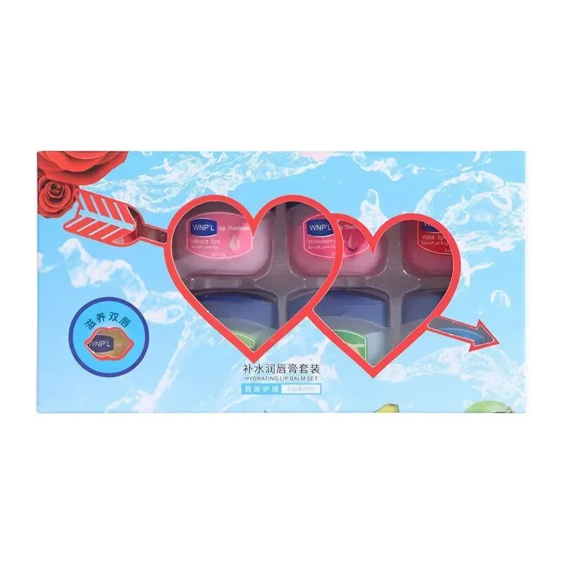 4/6/8pcs Moisturizing Lip Balm Set