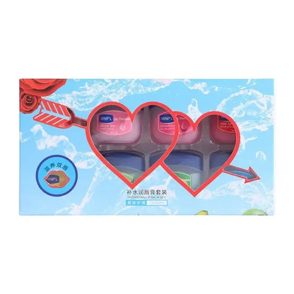 4/6/8pcs Moisturizing Lip Balm Set