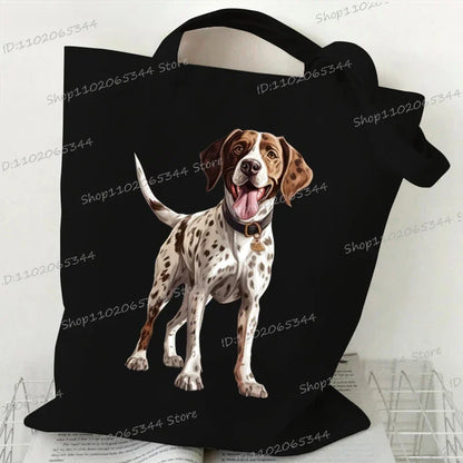 Animal Dog Series Canvas Tote Bag