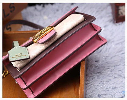 luxury contrast single shoulder underarm bag