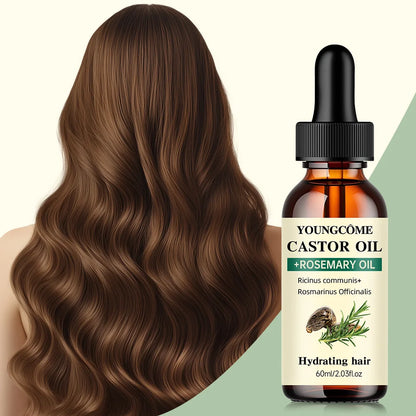 Mix Castor Oil and Rosemary Oil for Hair Growth
