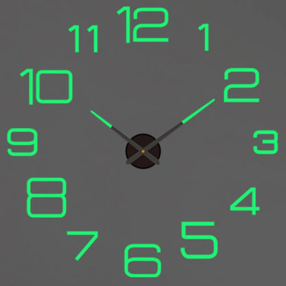 Large Wall 3D DIY Quartz Acrylic Mirror Stickers Clocks